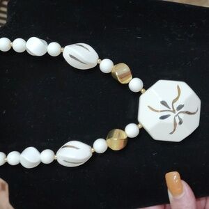 Porcelain Pendant Necklace